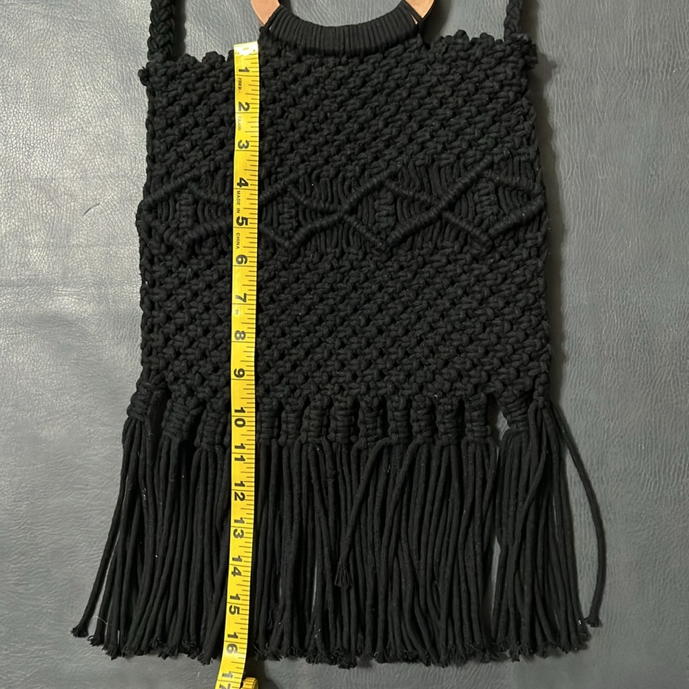 Danielle Nicole Macrame Handbag - image 6